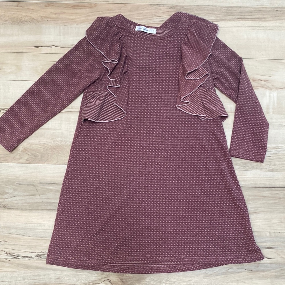 NWOT Trend Blossoms Girls Size 8 Ruffle Dress. Super Cute